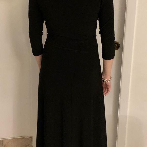 Rachel Zoe sexy and elegant faux wrap black dress NWOT size XS - Picture 7 of 14